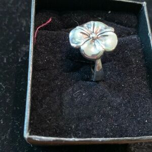 Sterling Silver Flower ring